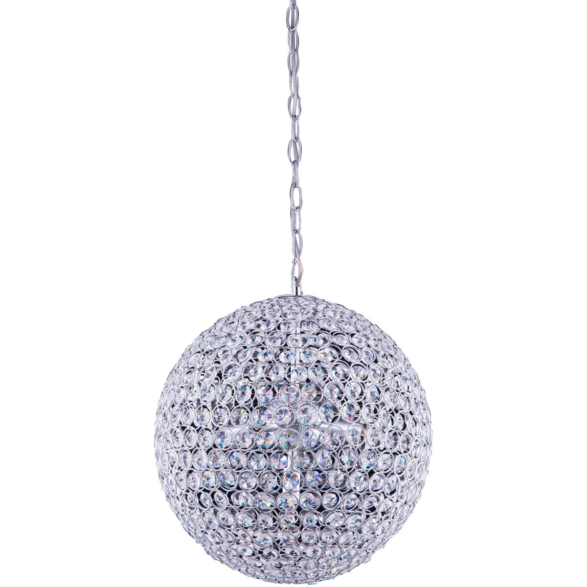 Ceiling Pendant Light Modern Elegant Chandelier Crystal Globe Fixture Lighting gallery