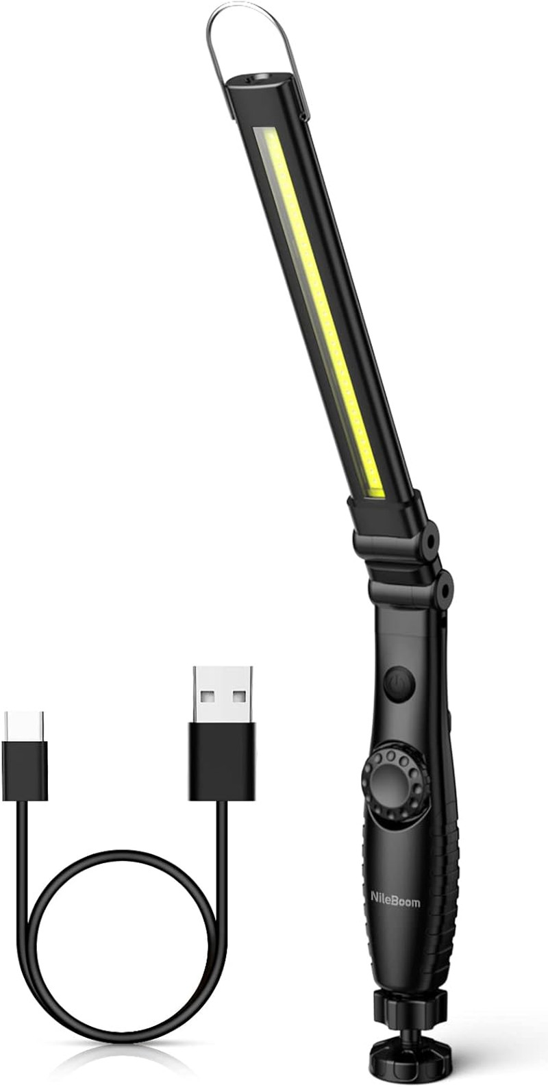 LED Work Light,800 Lumens Foldable Rechargeable Cob Work Light with Ma gallery