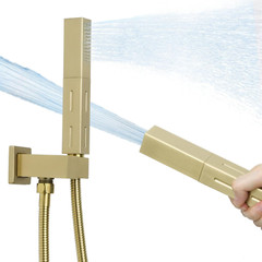 2 Settings Models Handheld Shower Head Sprayer High-Pressure with 59″ Long Flexi