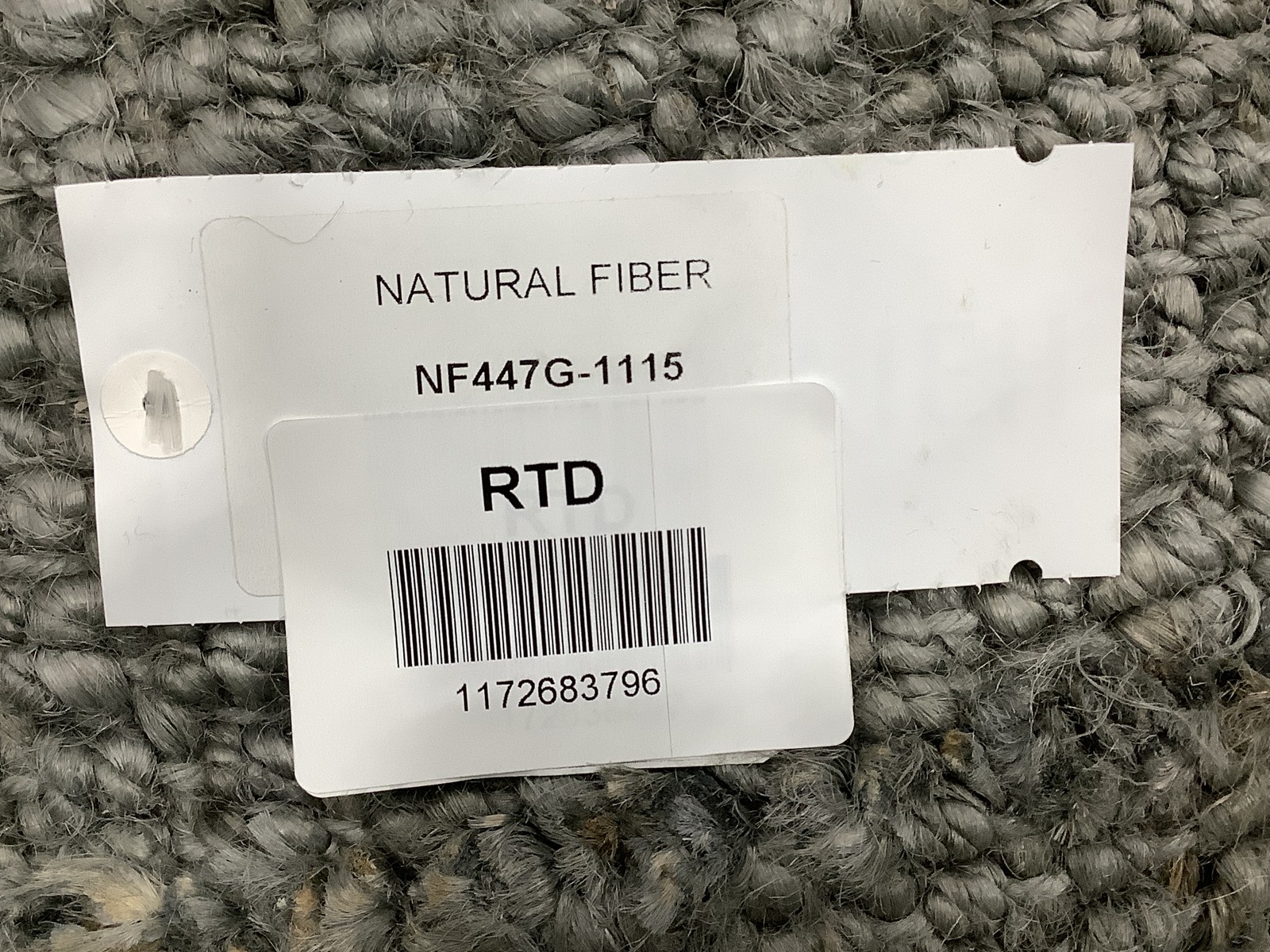LIT GREY 11'-0" x 15'-0" Broken Thread Rug, Reduced Price 1172683796 NF447G-1115 gallery