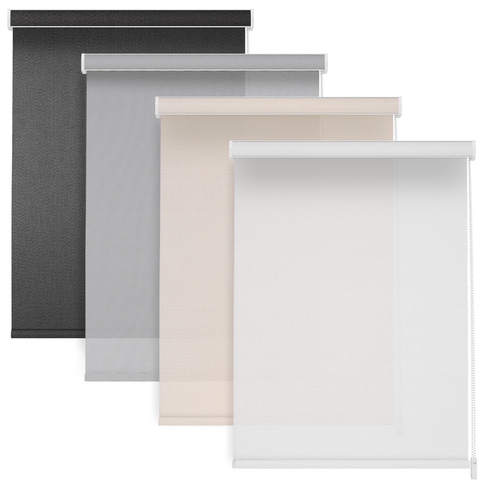 Changshase Custom Made Light Filtering Corded Window Blinds Roller Shades gallery