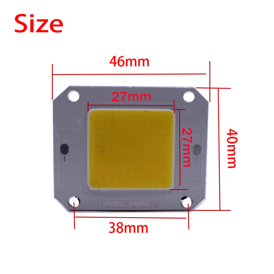 100W COB LED 4046 white 6000-6500K LED Chip Source for Flood Light 32V-36V 10PCS gallery