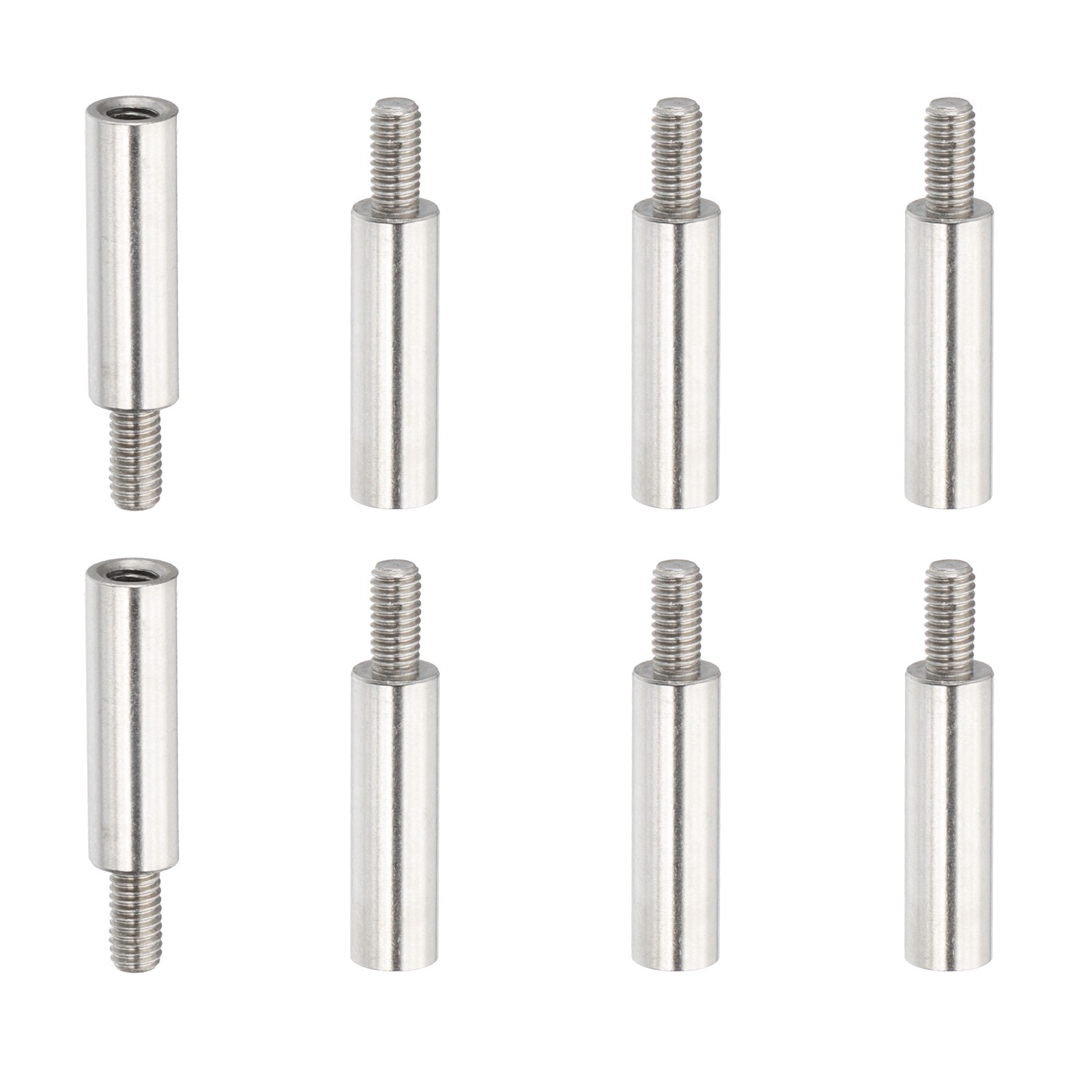 M3x15+6mm Album Scrapbook Extension Posts Extension Screw Stainless Steel 8Pcs gallery