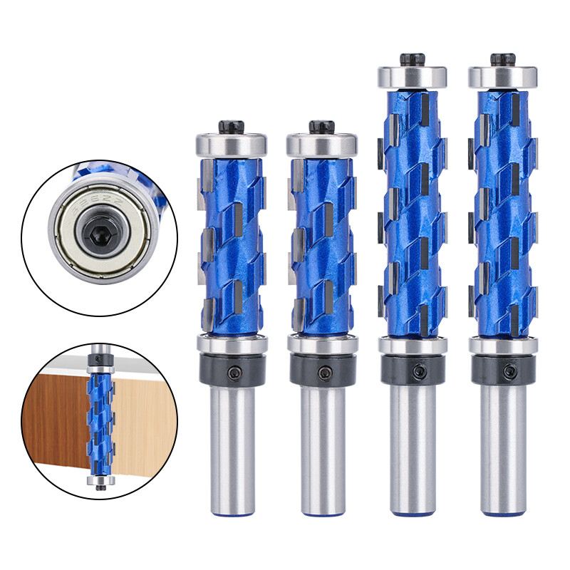1/2'' Shank Flush Trim Router Bit Compression Milling Cutter Top Bottom Bearing gallery