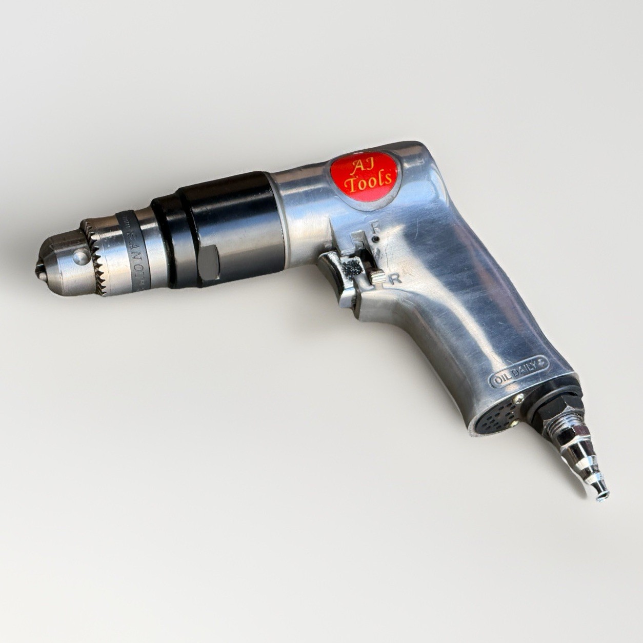 Pro 3/8" Air Drill Pneumatic Reversible Auto Mechanics Repair 1/4" Air Inlet NEW gallery
