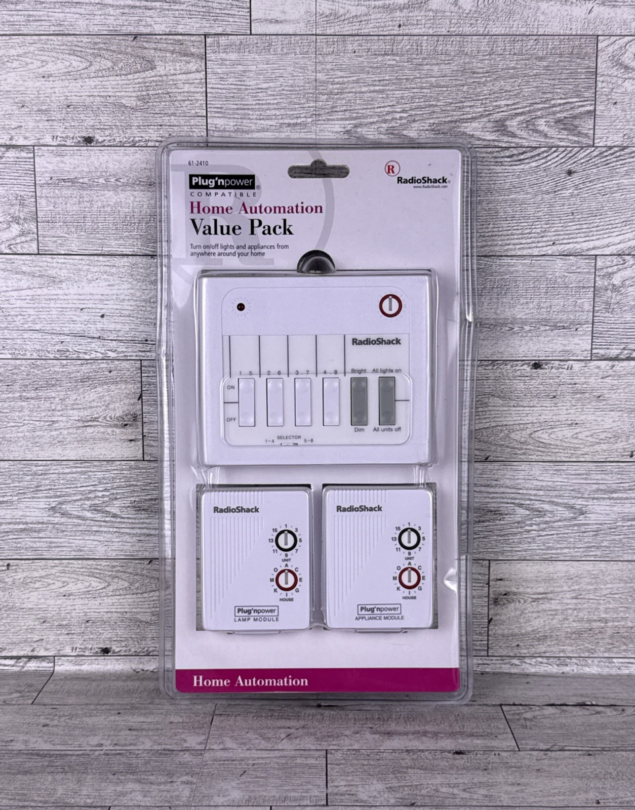 Radio Shack 61-2410 Plug’n Power Compatible Home Automation Value Pack NEW gallery
