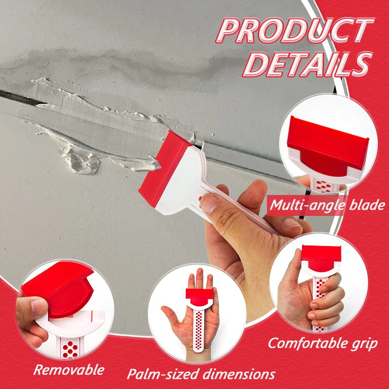 Durable Sharp Easy-To-Clean Reusable Comfortable-Grip Compact Detachable Scraper gallery
