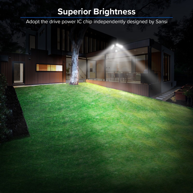 SANSI 3600LM LED Motion Sensor Security Light 36W Dusk to Dawn Outdoor Lighting gallery
