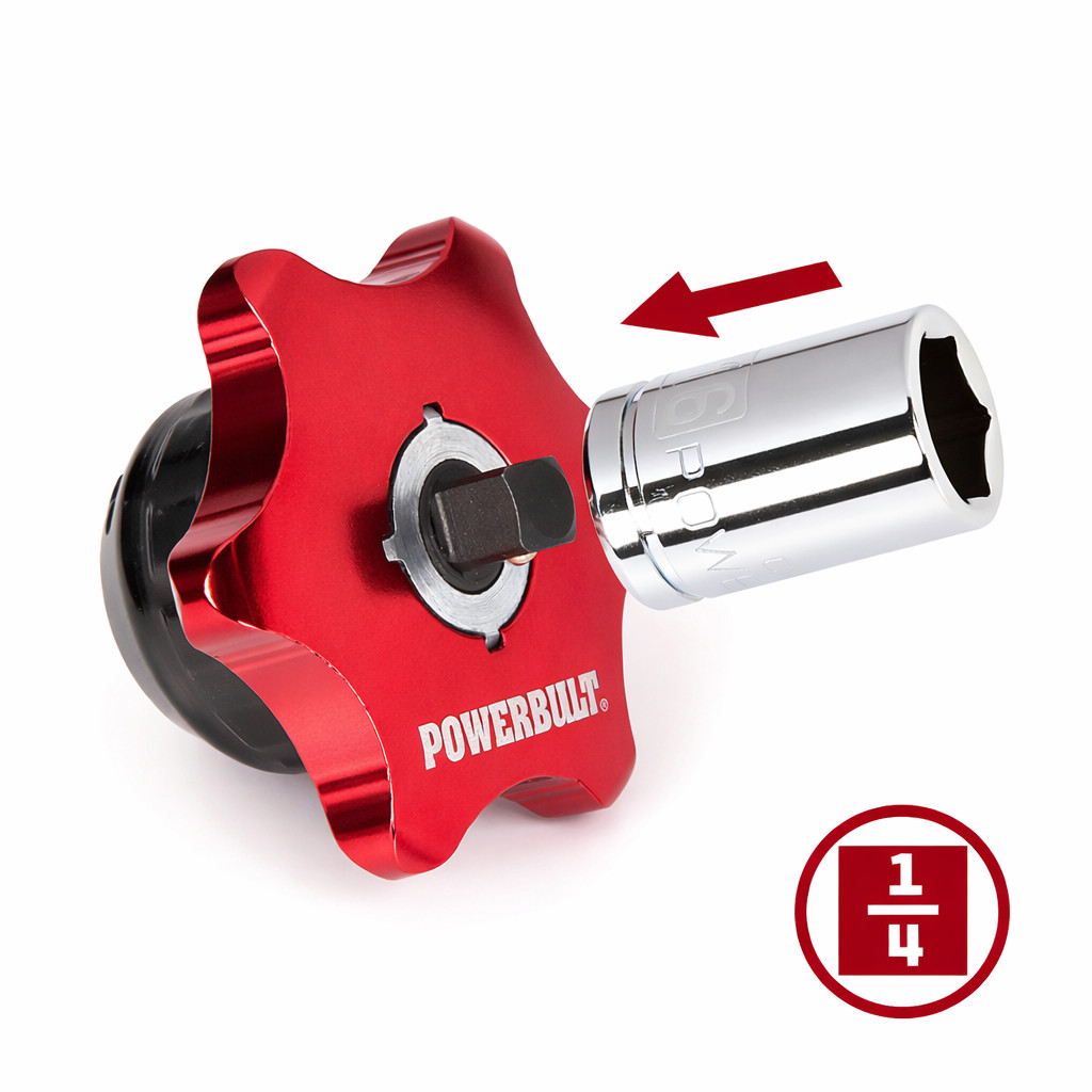 Powerbuilt 1/4 Inch Drive 36 Tooth 2-in-1 Thumb Ratchet - 941248 gallery