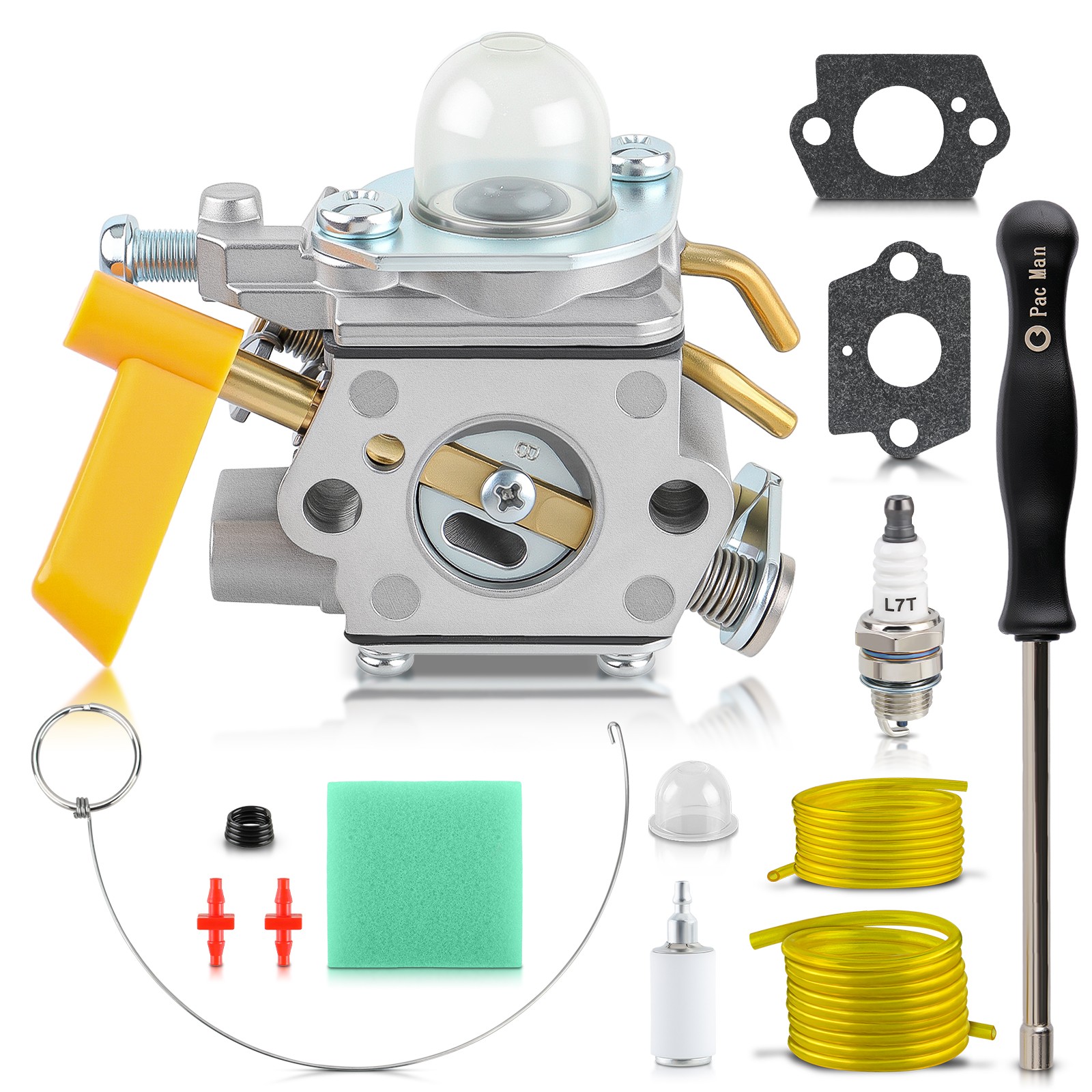 OEM RUIXING Carburetor kit For Ryobi RY26540 RY26500B Trimmer SS26 Weed Eater gallery