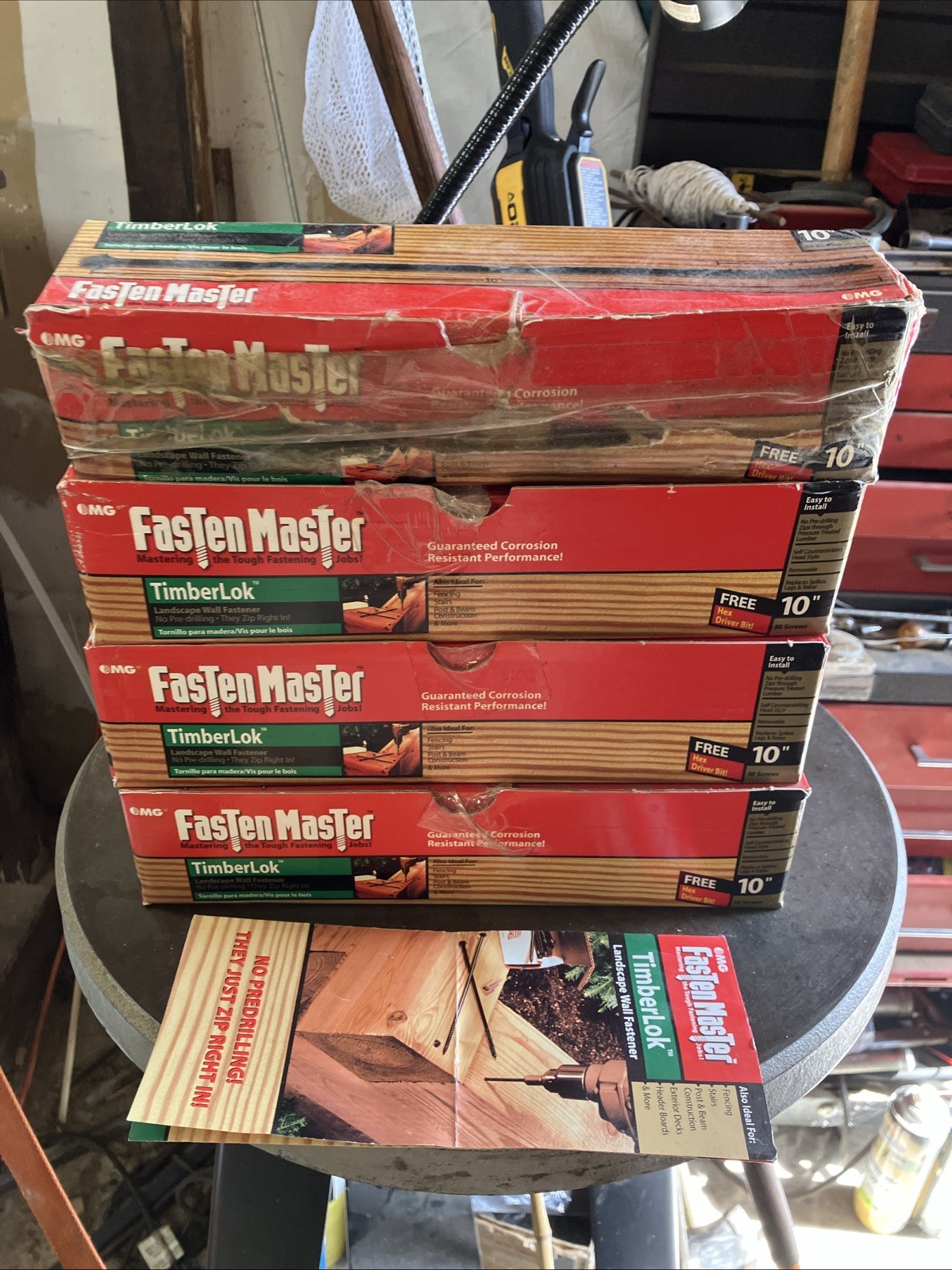 One Box FastenMaster 5018982 10 in. Timberlok Hex E-Coat Structural Wood Screws gallery