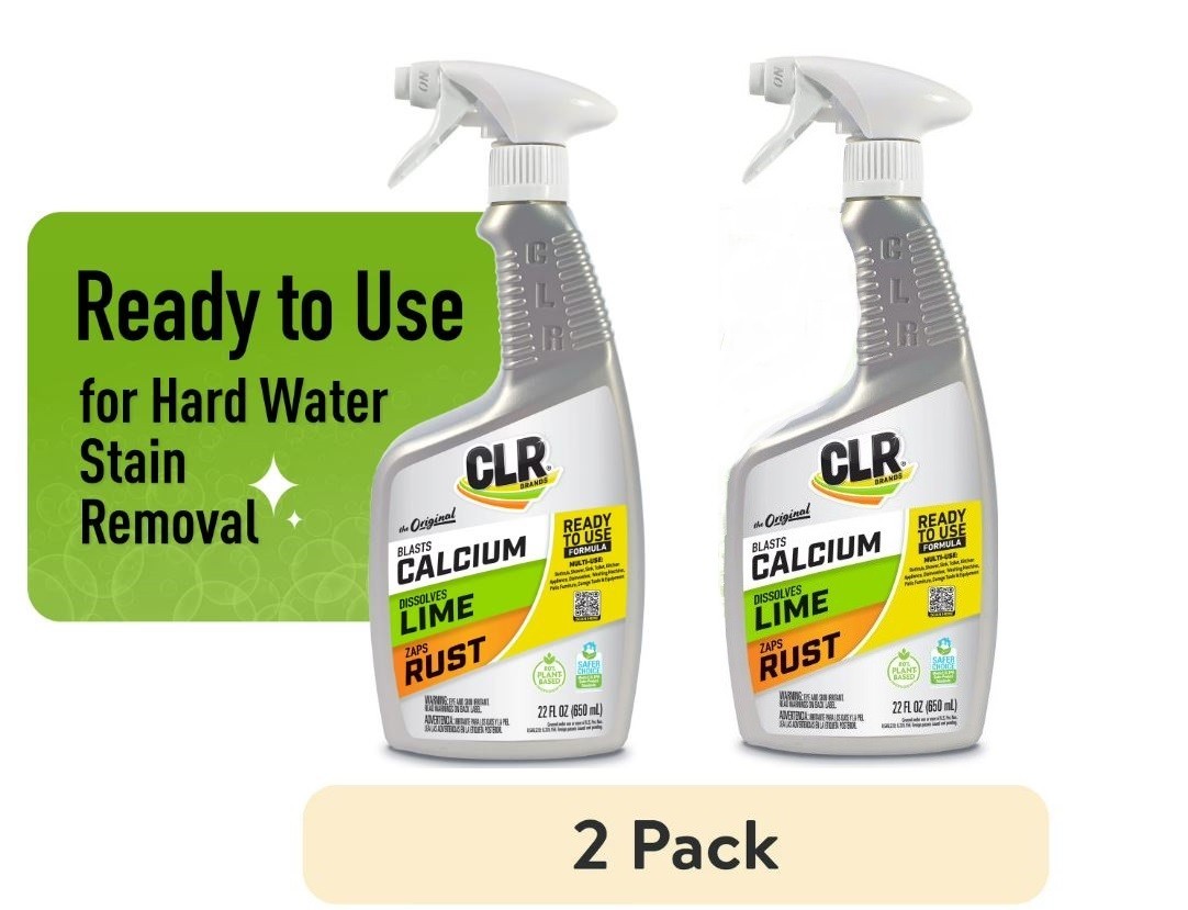 CLR Calcium Lime and Rust Remover EPA Safer Choice 22 oz Spray (2 Pack) gallery