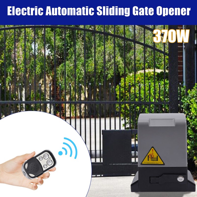 1400LBS Electric Automatic Sliding Gate Opener Door Operator&Remote Control 370W gallery
