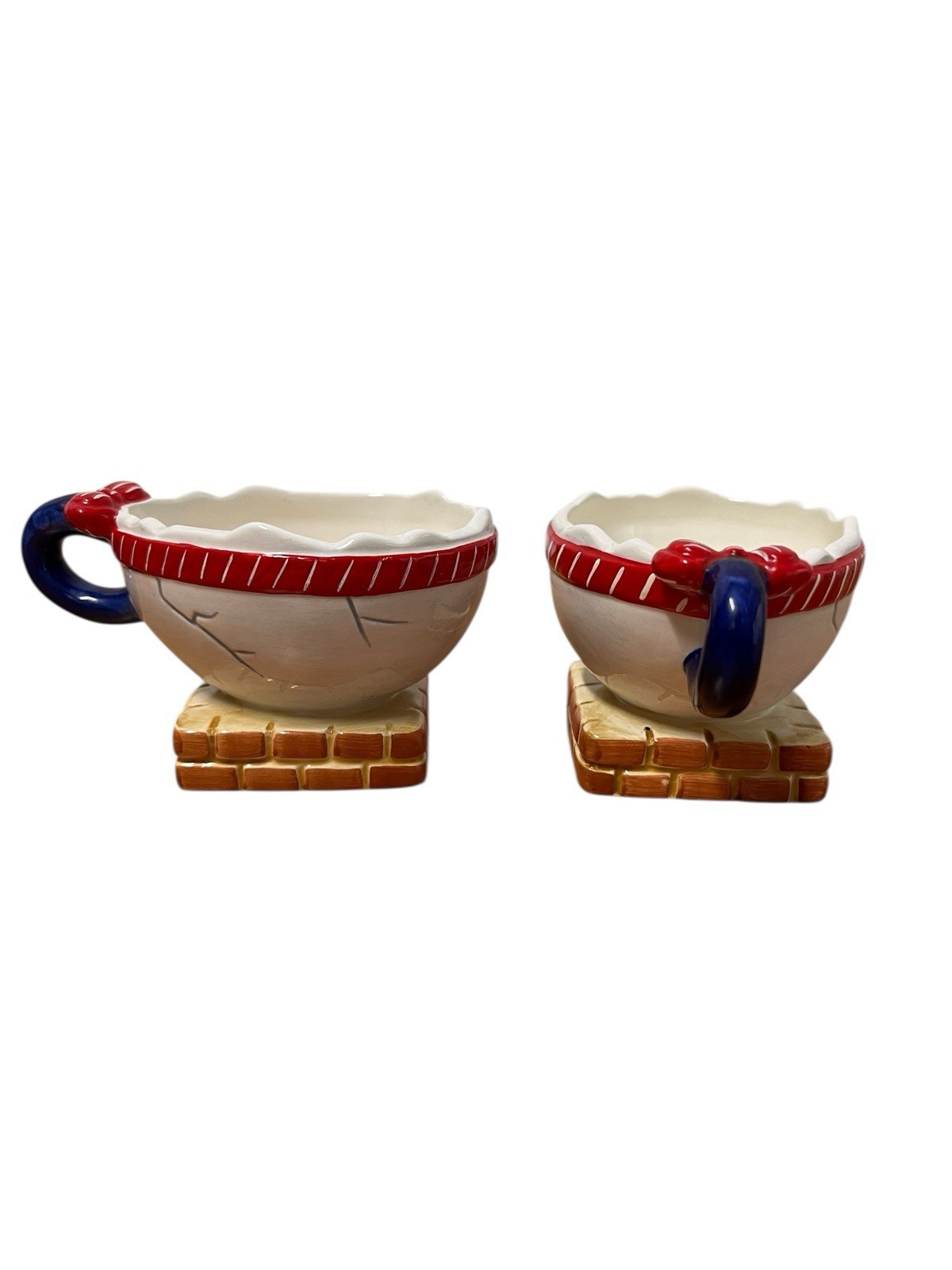 Department 56 Egg Cups Ceramic Set 3.5in x 2in Kitchen Tableware gallery
