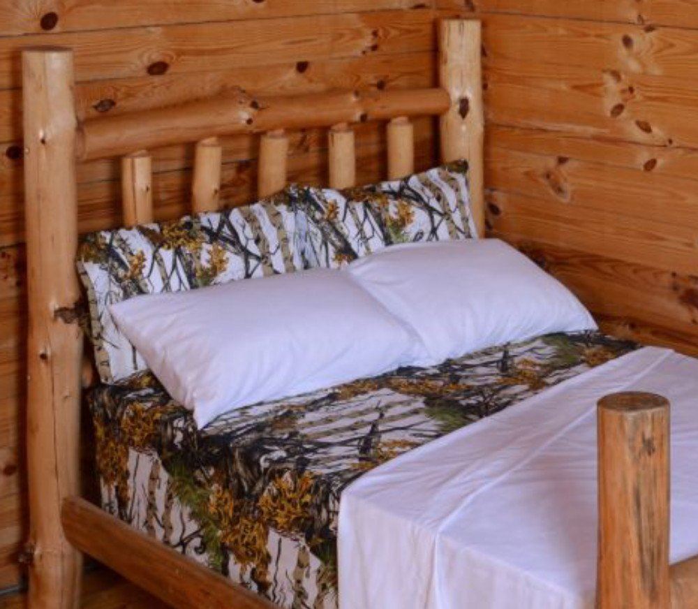 WHITE CAMO SHEETS QUEEN SIZE WOODS CAMO SET BED CAMOUFLAGE FLAT FITTED gallery