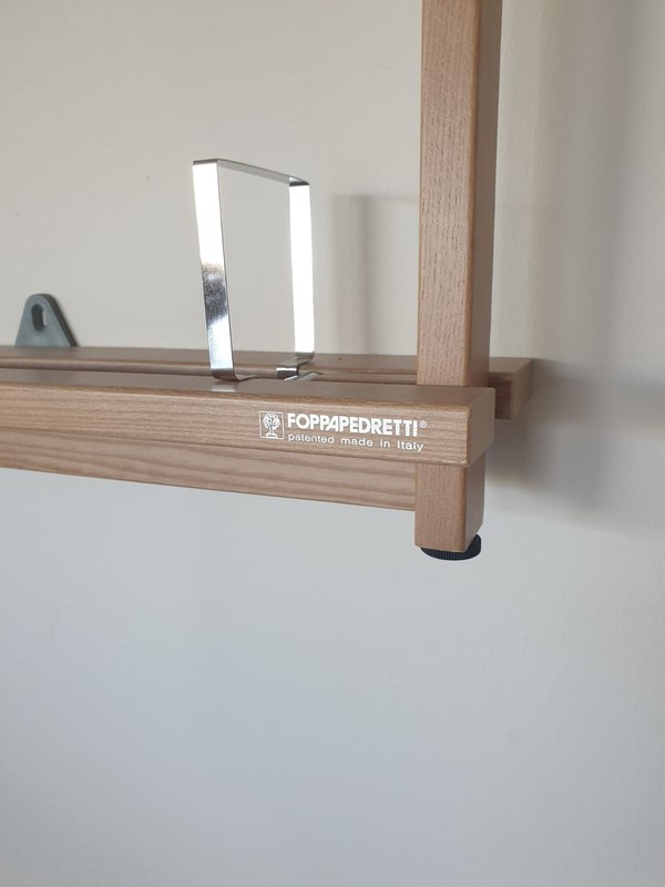 foppapedretti solid beech wood modular bookcase, 60x13x97 gallery
