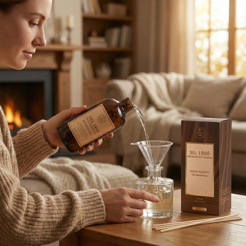 Luxury Hotel Scent Reed Diffuser Oil Refill(8.5 FL oz) | No.1898 Hotel Collec... gallery