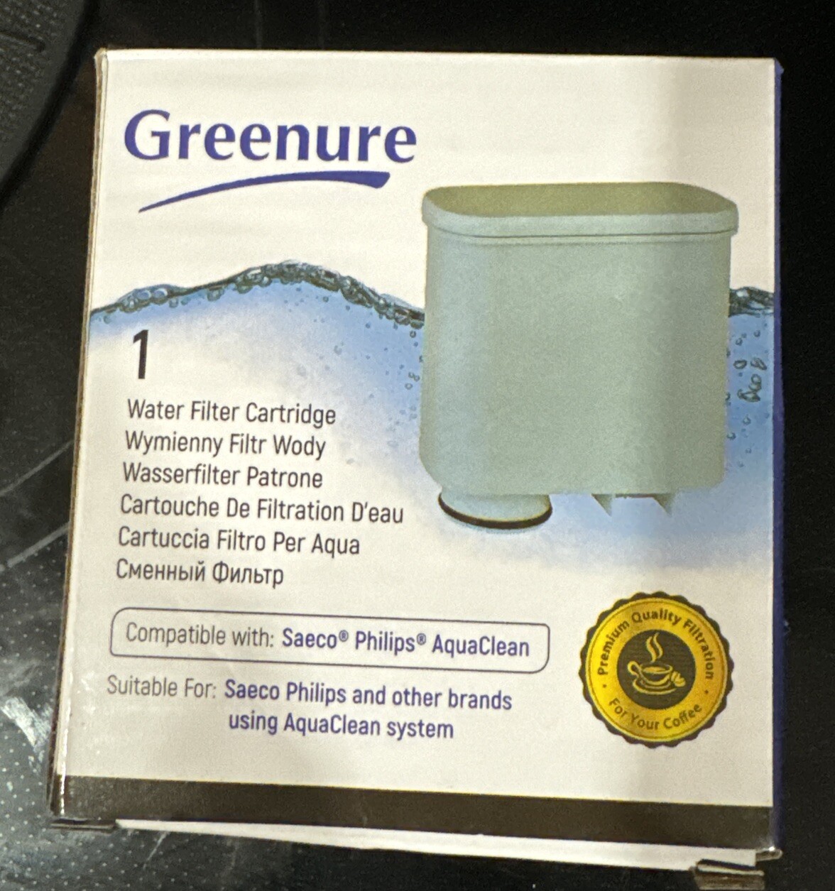 Greenure Water Filter For for coffee machines Philips, Saeco, AquaClean Filter gallery