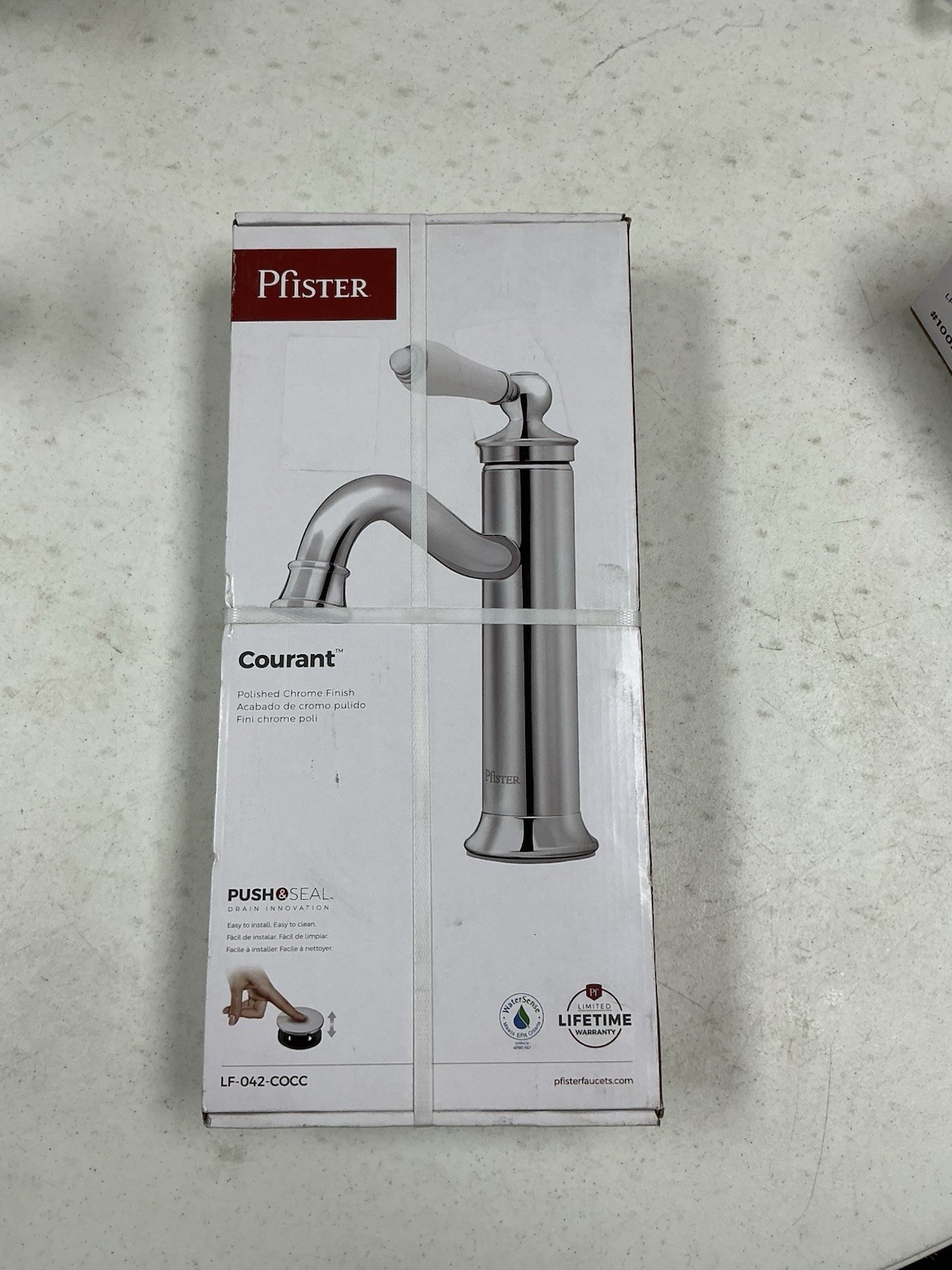 Pfister Courant Single-Handle Single Hole Bathroom Faucet Polished Chrome gallery