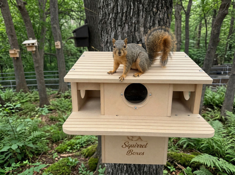 Squirrel Nesting Box gallery