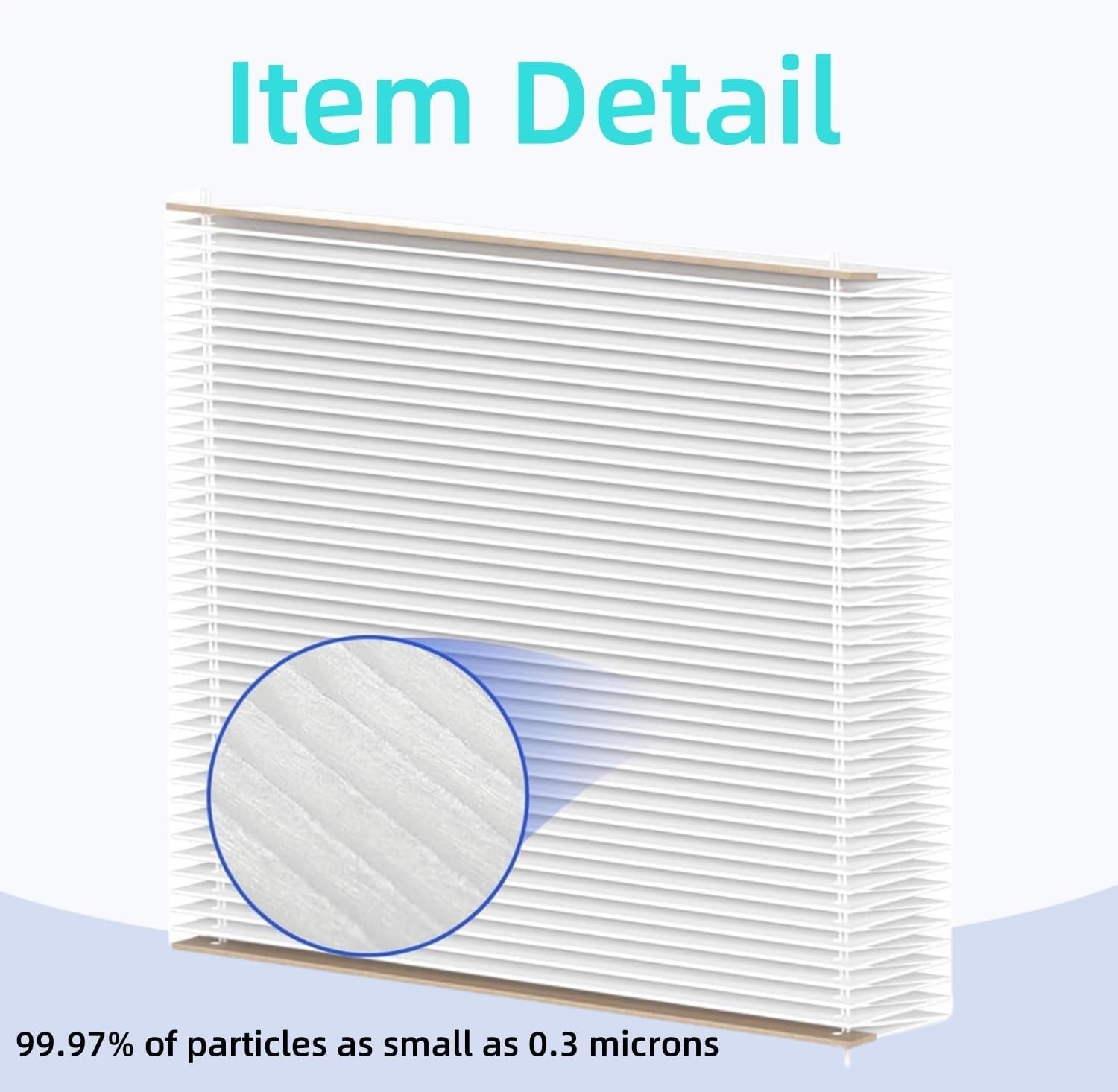 4 Pack 501 Replacement Filter for Aprilaire 5000 Air Purifier 16x25x6 MERV 15 gallery