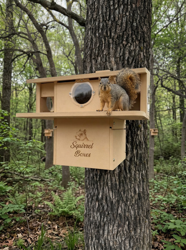 Squirrel Nesting Box gallery