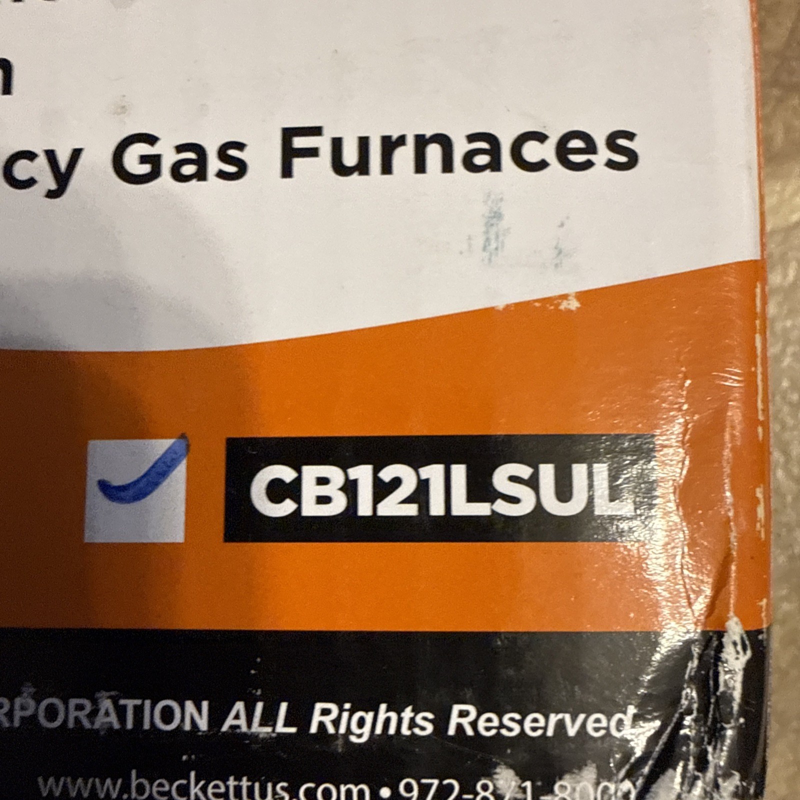 Beckett Small Condensate Removal Pump CB121LSUL 115V gallery