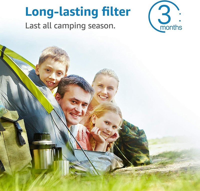 Inline RV Boat Water Filter Reduce Chlorine, No Bad Taste Marine Odor, Aquacrest gallery