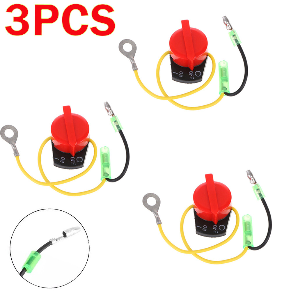 3PCS Engine Power Stop On Off Kill Switch Control Honda GX110 GX120 GX160 GX240 gallery