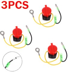 3PCS Engine Power Stop On Off Kill Switch Control Honda GX110 GX120 GX160 GX240