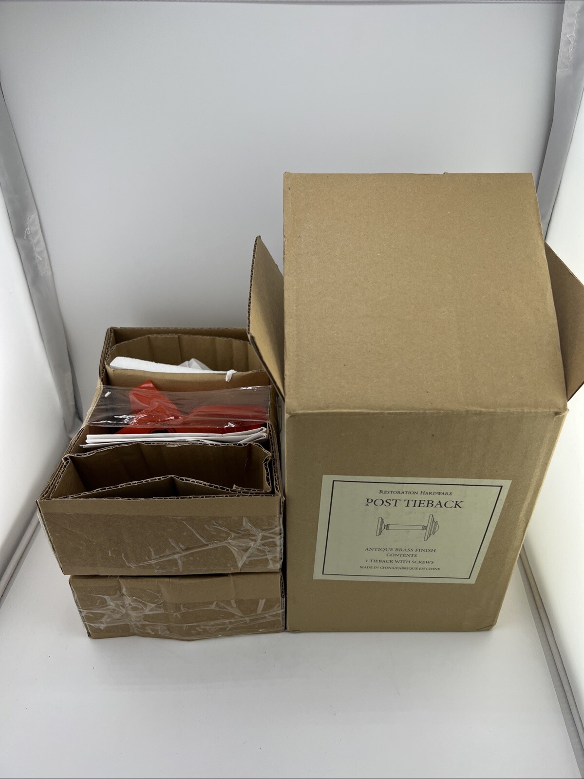 Restoration Hardware Estate Post Tieback Antique Brass gallery