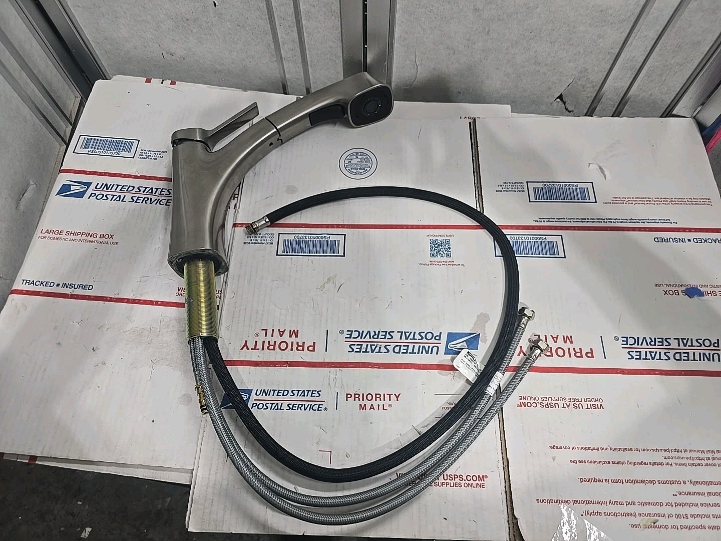 KOHLER Pull Down Sprayer Kitchen Polished Nickel **ONLY REPLACEMENT FAUCET** A+ gallery