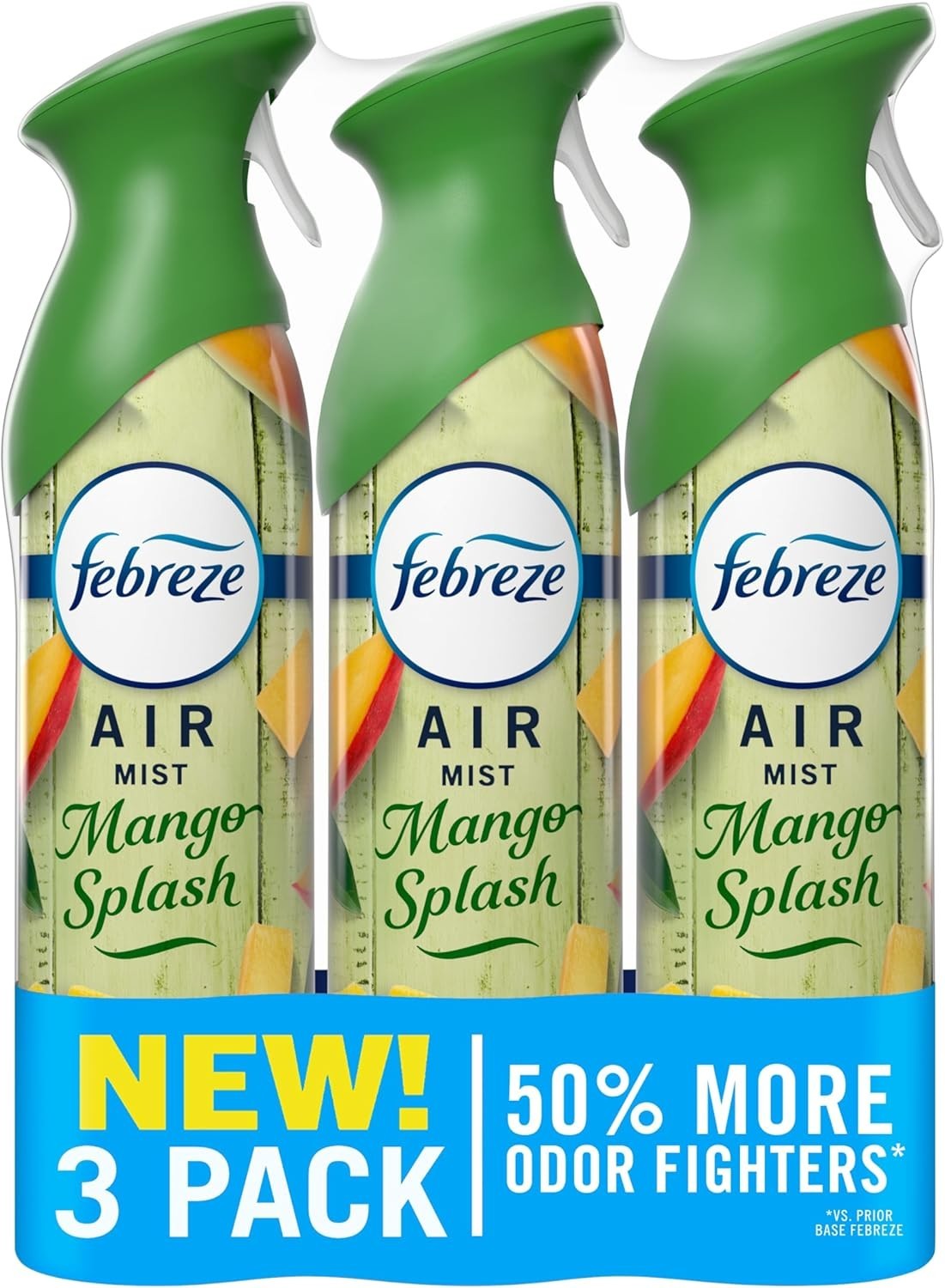 Febreze Air Mist Mango Splash Air Freshener Spray 8.1 oz pack of 3 gallery