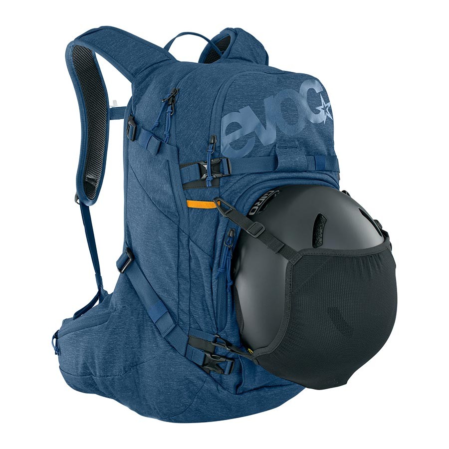 EVOC Line Pro 30 Snow Backpack with Removable Back Protector & Ski Attachments 4