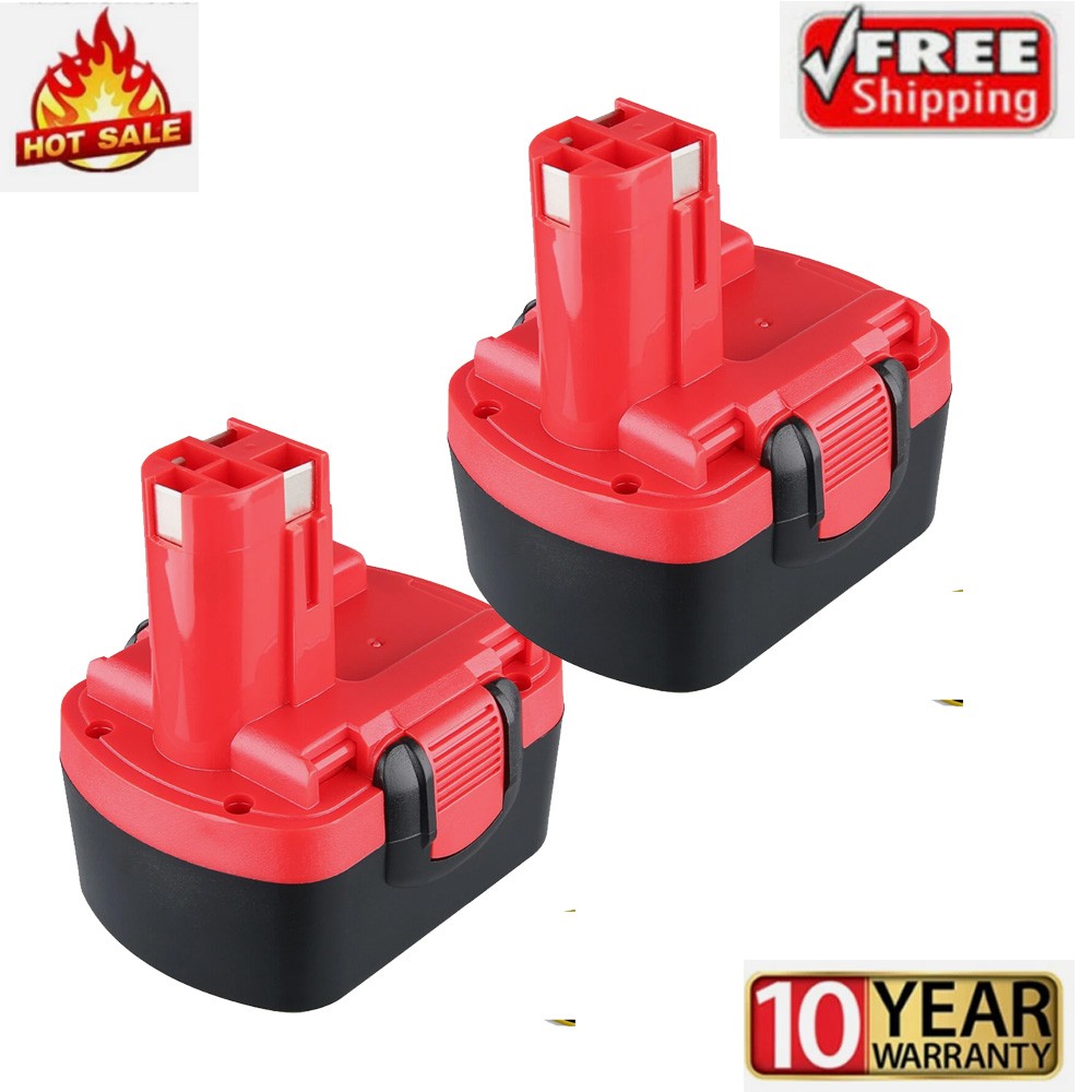 2PACK For Bosch 4600mAh Ni-MH Battery BAT140 14.4V BAT038 BAT040 BAT041 33614 us gallery