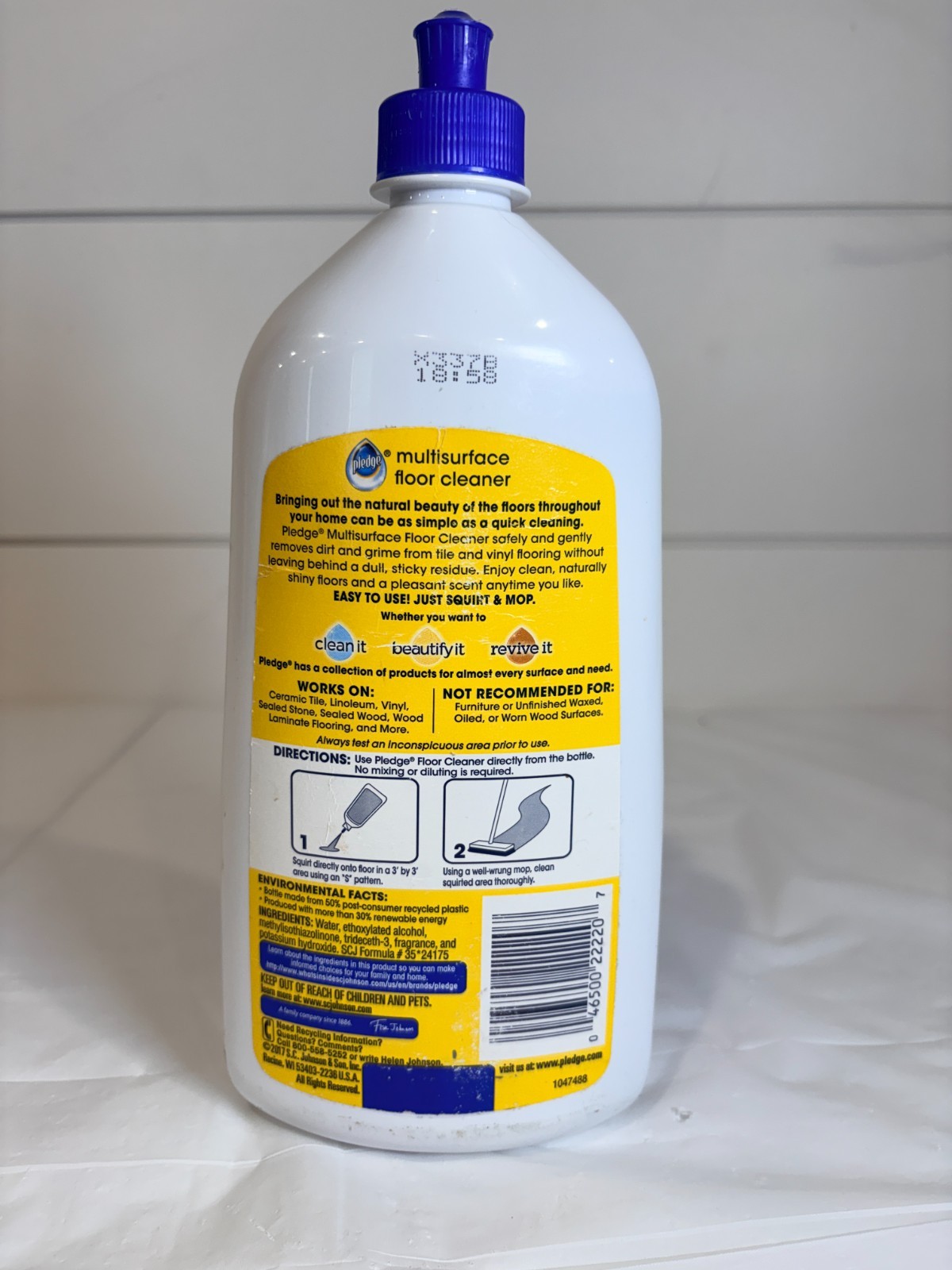 Pledge Clean It Multisurface Floor Cleaner Rainshower, 27oz gallery