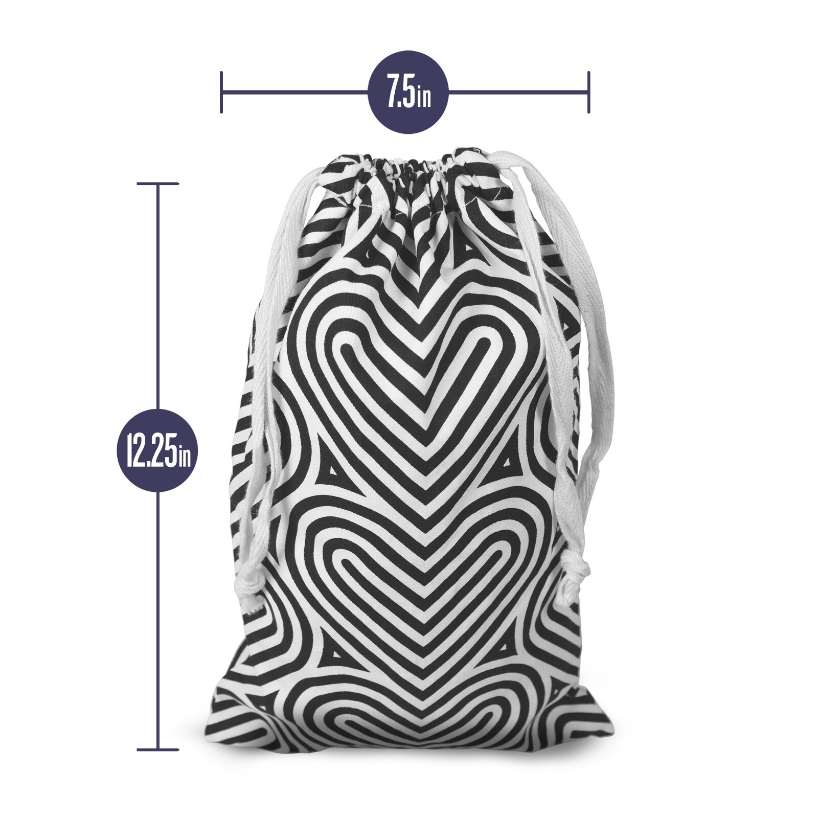 Blush The Collection Bomba- Drawstring Safe Storage Travel Pouch 100% Cotton gallery