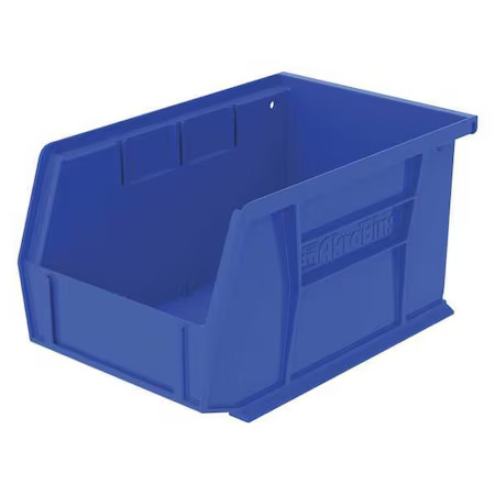 Akro-Mils 30237Blue Hang & Stack Storage Bin, Plastic, Blue, 5 In H, 6 In W, 9 gallery