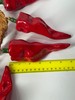 Vintage Ceramic Chile Peppers on Rope 2 Detached 8 Total gallery