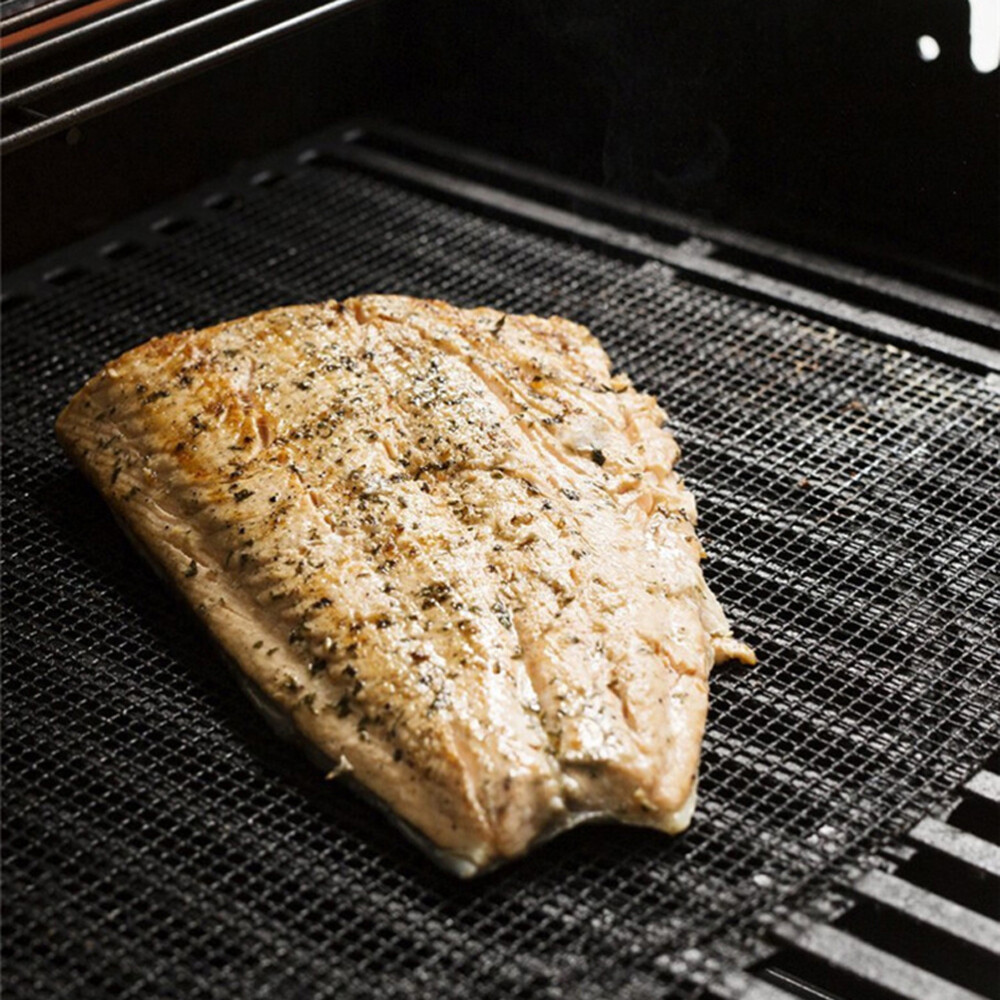 Mesh Grill Mat Bbq Net Silk Screen Outdoor Griddle Round Grate Charcoal gallery