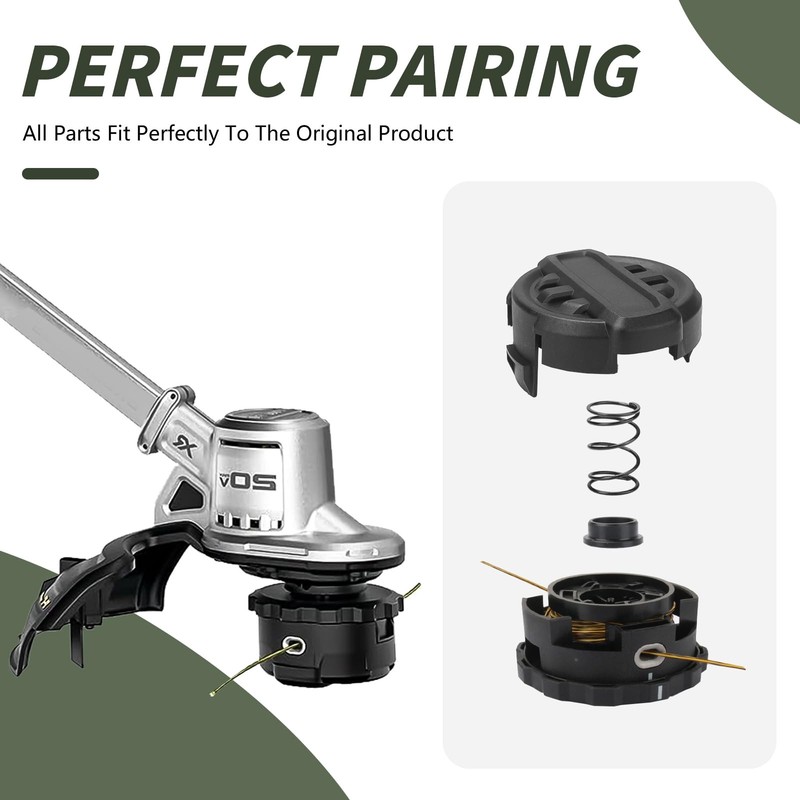Dewalt DCST922 String Trimmer Head Cap & Spring Replacement Parts Weed Trimmer gallery