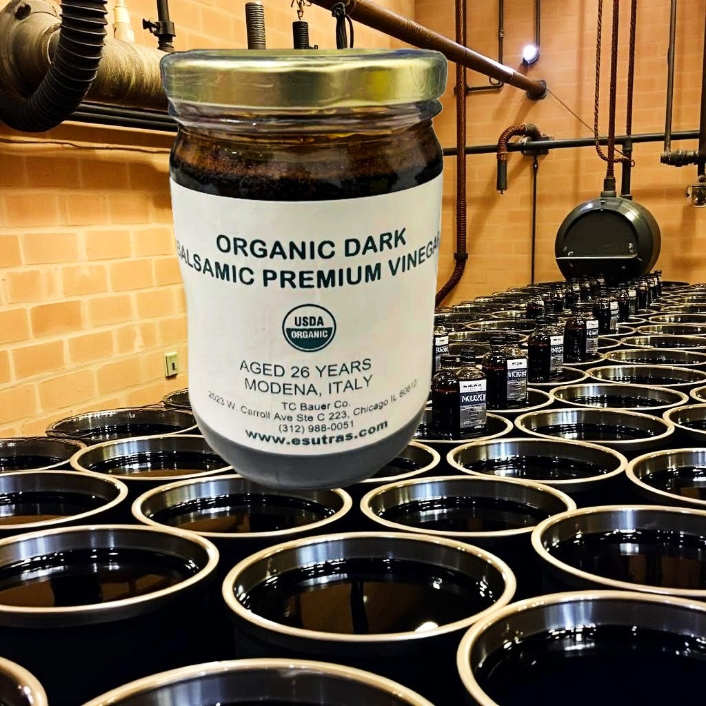 Modena Balsamic Vinegar. Organic +Dark Rich Smooth. No ADDED sugars. Retail/Bulk gallery