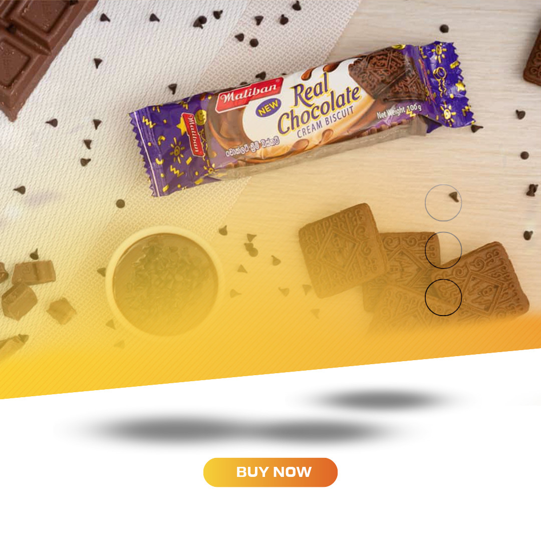 MALIBAN REAL CHOCOLATE CREAM BISCUITS WITH REAL COCOA POWDER -100g FREE SHIPPING gallery