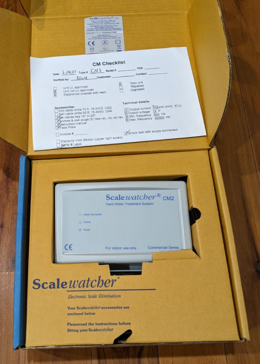 Scale Watcher CM2 Commercial Electric Hard Water Treatment New gallery