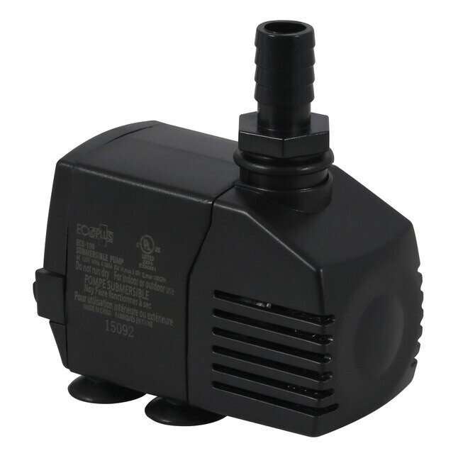 EcoPlus Eco 100 Fixed Flow Submersible/Inline Pump Eco Plus Hydroponic gallery