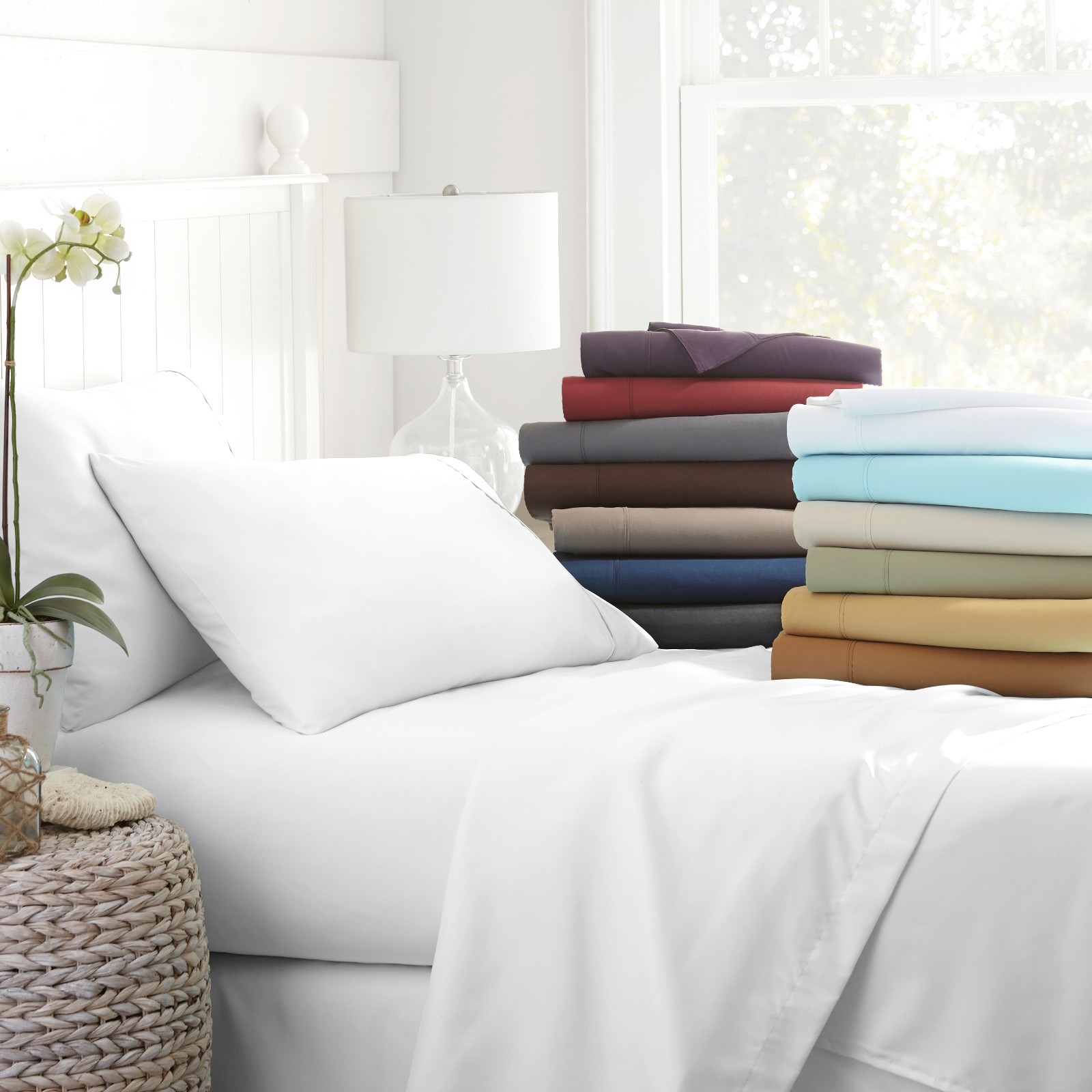 Kaycie Gray Hotel Collection Ultra Soft Premium 4 Piece Bed Sheet Set gallery