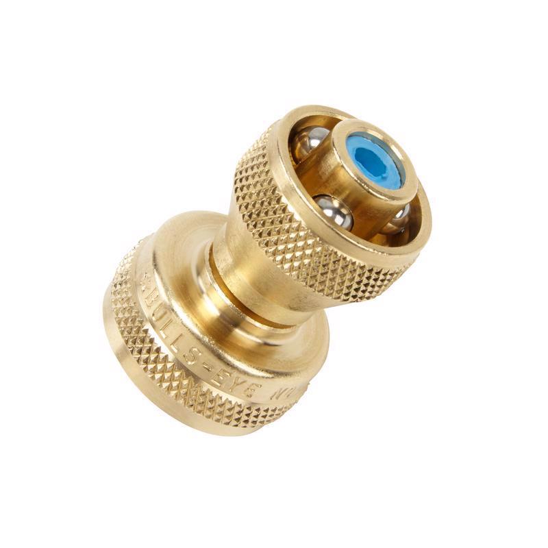 Bullseye Brass 4-Pattern Adjustable High Pressure Fireman's Hose Nozzle 2 L in. gallery