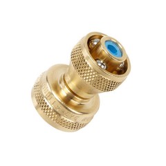 Bullseye Brass 4-Pattern Adjustable High Pressure Fireman’s Hose Nozzle 2 L in.