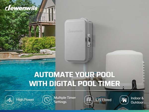DEWENWILS Pool Pump Timer, Outdoor Smart WiFi Box On/Off Automatically gallery