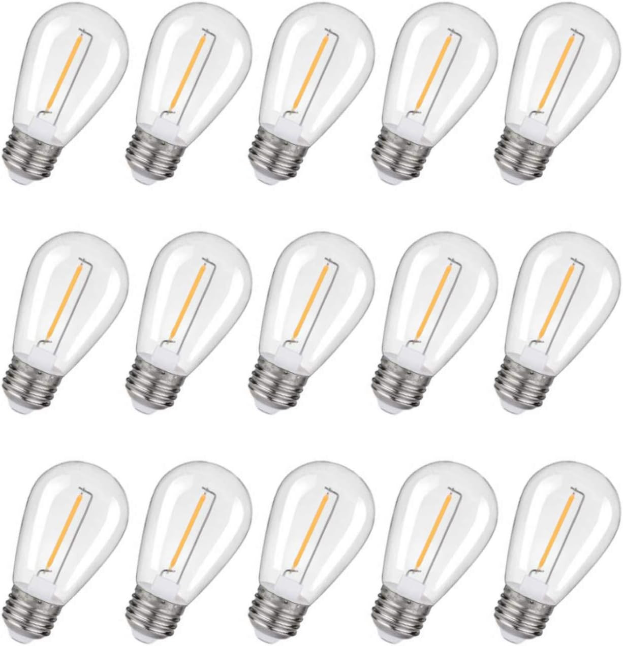 Shatterproof,Waterproof S14 String Light Bulbs Equivalent to 10 W, S14 Led Bulb gallery